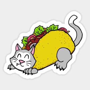 Tacocat, adopt one today! Sticker